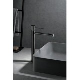 Αναμεικτική Μπαταρία Πάγκου Ψηλή PVD Black Gun Metal IMEX LINE BDD038-3BGM