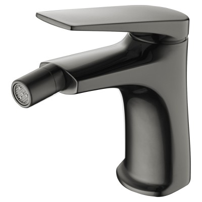 Αναμεικτική Μπαταρία Μπιντέ PVD Black Gun Metal IMEX DELOS BDD055-2BGM