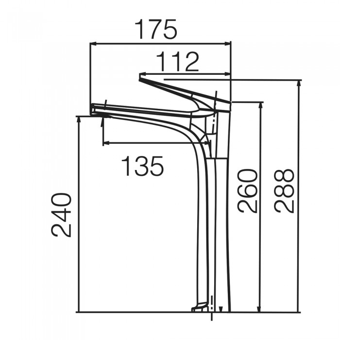 Αναμεικτική Μπαταρία Πάγκου Ψηλή PVD Ροζ Χρυσό Ματ/ Χαλκού IMEX DELOS BDD055-3ORC