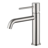 Αναμεικτική Μπαταρία Νιπτήρος Νίκελ Ματ IMEX MONZA BDM039-1NQ