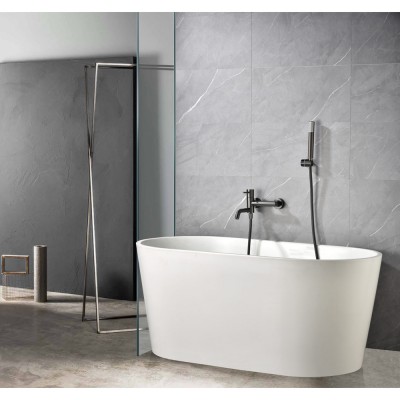 Αναμεικτική Μπαταρία Λουτρού PVD Black Gun Metal IMEX MONZA BDM039-4BGM