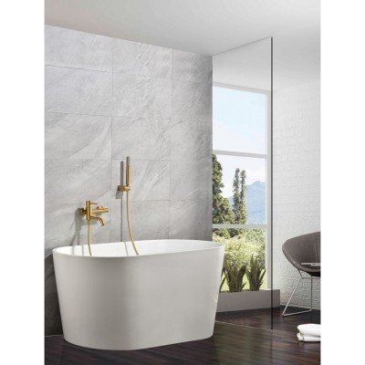 Αναμεικτική Μπαταρία Λουτρού PVD Χρυσό Ματ IMEX MONZA BDM039-4OC