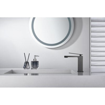 Αναμεικτική Μπαταρία Νιπτήρος PVD Black Gun Metal IMEX PISA BDP048-1BGM