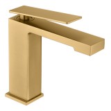 Αναμεικτική Μπαταρία Νιπτήρος PVD Χρυσό Ματ IMEX PISA BDP048-1OC