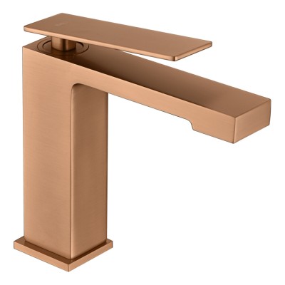 Αναμεικτική Μπαταρία Νιπτήρος PVD Ροζ Χρυσό Ματ/ Χαλκού IMEX PISA BDP048-1ORC