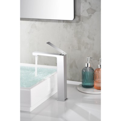 Αναμεικτική Μπαταρία Πάγκου Ψηλή Χρωμέ IMEX PISA BDP048-3