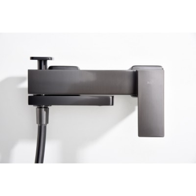 Αναμεικτική Μπαταρία Λουτρού PVD Black Gun Metal IMEX PISA BDP048-4BGM