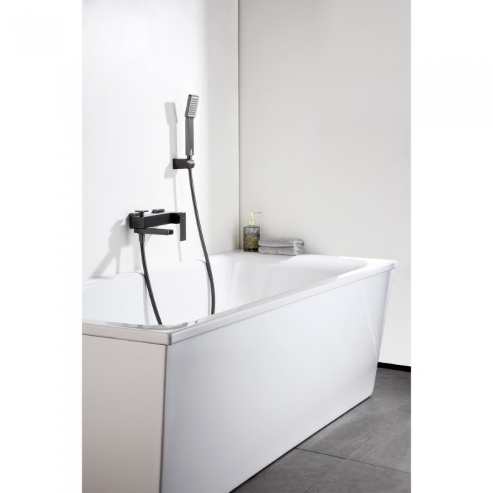 Αναμεικτική Μπαταρία Λουτρού PVD Black Gun Metal IMEX PISA BDP048-4BGM