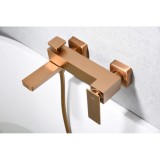 Αναμεικτική Μπαταρία Λουτρού PVD Ροζ Χρυσό Ματ/ Χαλκού IMEX PISA BDP048-4ORC