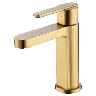 Αναμεικτική Μπαταρία Νιπτήρος PVD Χρυσό Ματ IMEX ROMA BDR001-1OC