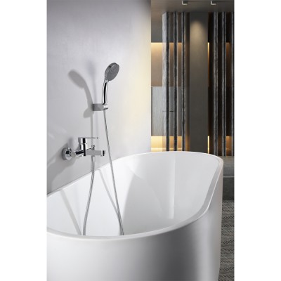 Αναμεικτική Μπαταρία Λουτρού Χρωμέ IMEX ROMA BDR001-4