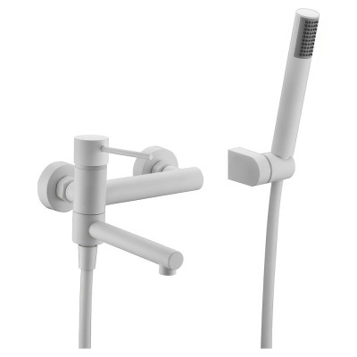 Αναμεικτική Μπαταρία Λουτρού Λευκό Ματ IMEX MILOS BDYS045-4BL