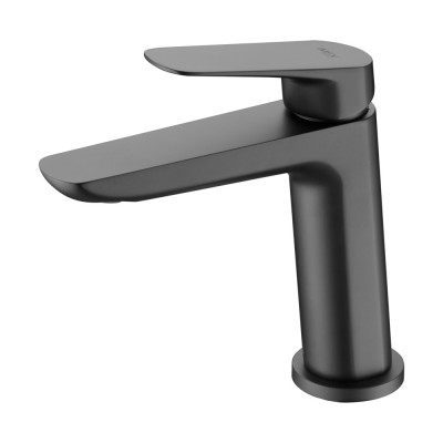 Αναμεικτική Μπαταρία Νιπτήρος Μαύρο Ματ IMEX BELGICA BDZ044-1NG