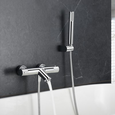 Αναμεικτική Μπαταρία Λουτρού Θερμοστατική Χρωμέ IMEX GENOVA BTG053-4