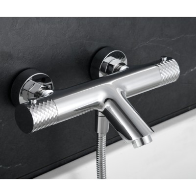 Αναμεικτική Μπαταρία Λουτρού Θερμοστατική Χρωμέ IMEX GENOVA BTG053-4