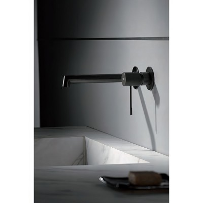 Εντοιχιζόμενη Μικτική Μπαταρία Νιπτήρος PVD Black Gun Metal IMEX LINE GLD038/BGM