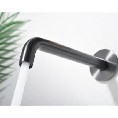 Εντοιχιζόμενη Μικτική Μπαταρία Νιπτήρος PVD Black Gun Metal IMEX GENOVA GLG053/BGM