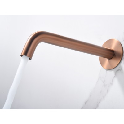 Εντοιχιζόμενη Μικτική Μπαταρία Νιπτήρος PVD Ροζ Χρυσό Ματ/ Χαλκού IMEX GENOVA GLG053/ORC