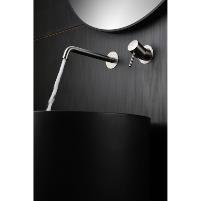 Εντοιχιζόμενη Μικτική Μπαταρία Νιπτήρος Νίκελ Ματ IMEX MONZA GLM039/NQ