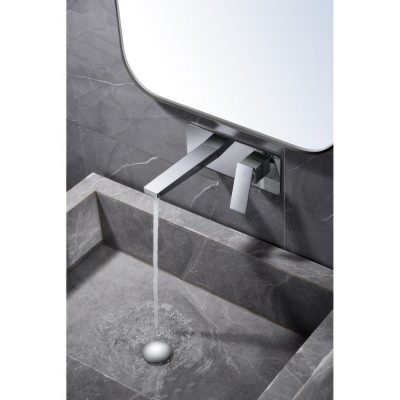 Εντοιχιζόμενη Μικτική Μπαταρία Νιπτήρος Χρωμέ IMEX PISA GLP048