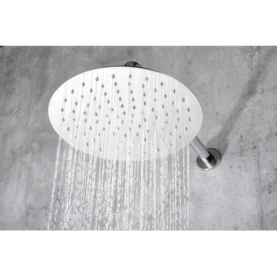 Σετ Εντοιχισμού Ντουζιέρας Θερμοστατική 2 Εξόδων με Μίκτη, Τηλέφωνο & Κεφαλή Στρόγγυλη Τοίχου Ø25εκ. Χρωμέ IMEX ASSEN GTA052