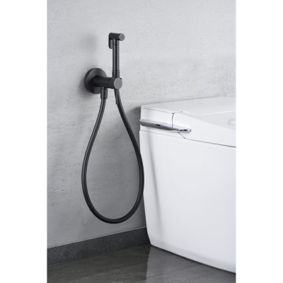 Εντοιχιζόμενη Μικτική Βρύση Πλύσης Μπιντέ Μαύρο Ματ IMEX LINE RDD038/NG