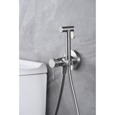 Εντοιχιζόμενη Μικτική Βρύση Πλύσης Μπιντέ Νίκελ Ματ IMEX LINE RDD038/NQ