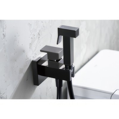 Εντοιχιζόμενη Μικτική Βρύση Πλύσης Μπιντέ PVD Black Gun Metal IMEX IRLANDA RDM003/BGM