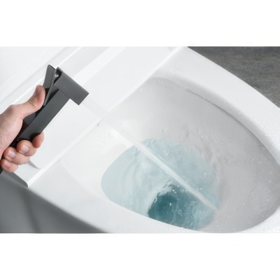 Εντοιχιζόμενη Μικτική Βρύση Πλύσης Μπιντέ PVD Black Gun Metal IMEX IRLANDA RDM003/BGM