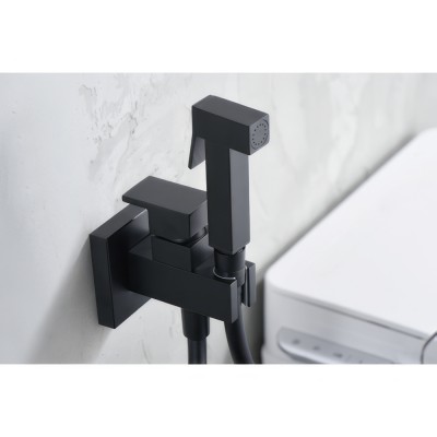 Εντοιχιζόμενη Μικτική Βρύση Πλύσης Μπιντέ Μαύρο Ματ IMEX IRLANDA RDM003/NG