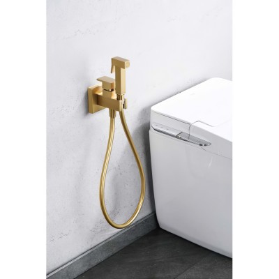 Εντοιχιζόμενη Μικτική Βρύση Πλύσης Μπιντέ PVD Χρυσό Ματ IMEX IRLANDA RDM003/OC