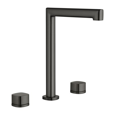 Μπαταρία Πάγκου 2 Λαβών H.276mm Black Gun Metal (PVD) IMEX TOSCANA BAT064/BGM