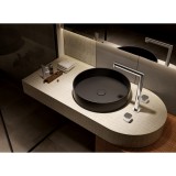 Μπαταρία Πάγκου 2 Λαβών H.276mm Black Gun Metal (PVD) IMEX TOSCANA BAT064/BGM