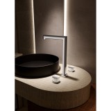 Μπαταρία Πάγκου 2 Λαβών H.276mm Μαύρο Ματ IMEX TOSCANA BAT064/NG