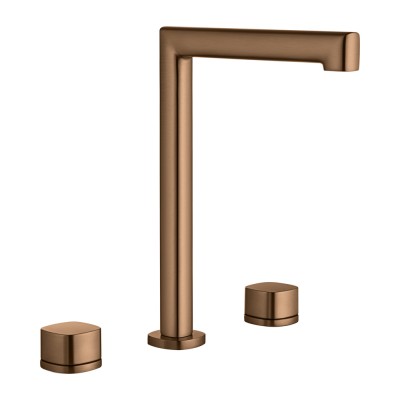 Μπαταρία Πάγκου 2 Λαβών H.276mm Ροζ Χρυσό Ματ/Χαλκού (PVD) IMEX TOSCANA BAT064/ORC