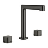 Μπαταρία Νιπτήρος 2 Λαβών H.188mm Black Gun Metal (PVD) IMEX TOSCANA BBT064/BGM