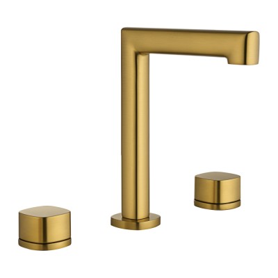 Μπαταρία Νιπτήρος 2 Λαβών H.188mm Χρυσό Ματ (PVD) IMEX TOSCANA BBT064/OC