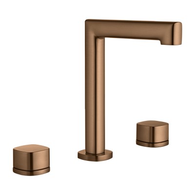 Μπαταρία Νιπτήρος 2 Λαβών H.188mm Ροζ Χρυσό Ματ/Χαλκού (PVD) IMEX TOSCANA BBT064/ORC