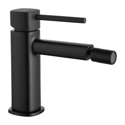 Αναμεικτική Μπαταρία Μπιντέ H.140mm Μαύρο Ματ IMEX TOSCANA BDT064-2NG