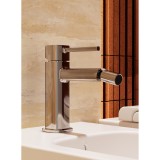 Αναμεικτική Μπαταρία Μπιντέ H.140mm Μαύρο Ματ IMEX TOSCANA BDT064-2NG