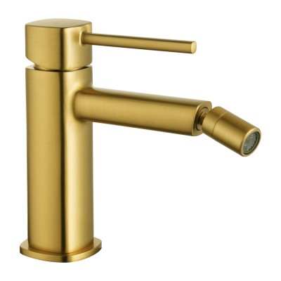 Αναμεικτική Μπαταρία Μπιντέ H.140mm Χρυσό Ματ (PVD) IMEX TOSCANA BDT064-2OC