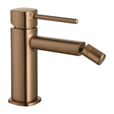 Αναμεικτική Μπαταρία Μπιντέ H.140mm Ροζ Χρυσό Ματ/Χαλκού (PVD) IMEX TOSCANA BDT064-2ORC