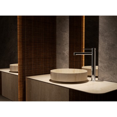 Αναμεικτική Μπαταρία Πάγκου H.290mm Νίκελ Ματ IMEX TOSCANA BDT064-3NQ