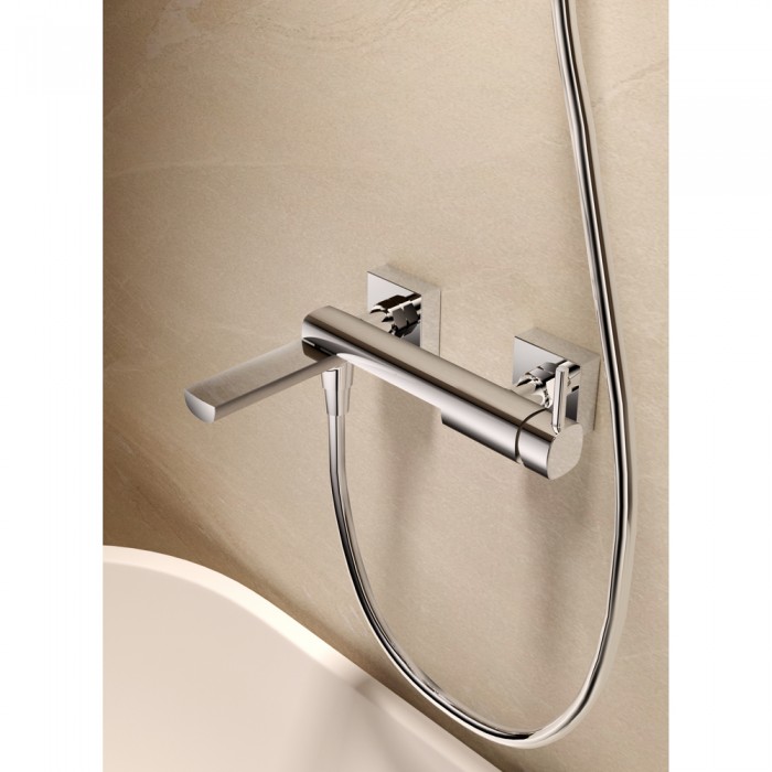 Αναμεικτική Μπαταρία Λουτρού Μαύρο Ματ IMEX TOSCANA BDT064-4NG