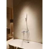 Αναμεικτική Μπαταρία Λουτρού Μαύρο Ματ IMEX TOSCANA BDT064-4NG