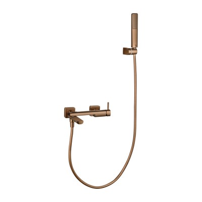 Αναμεικτική Μπαταρία Λουτρού Ροζ Χρυσό Ματ/Χαλκού (PVD) IMEX TOSCANA BDT064-4ORC