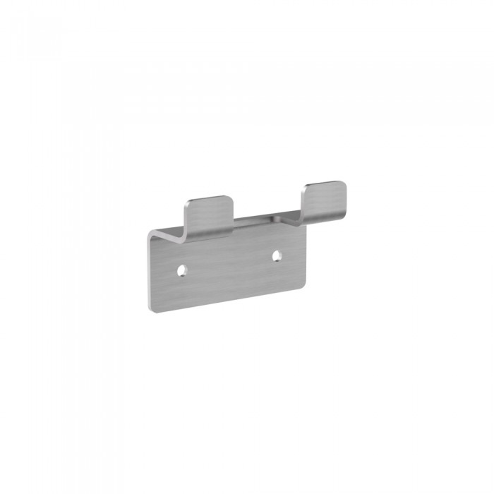 Άγκιστρο Μπάνιου Διπλό 66x43x25mm Νίκελ Ματ IMEX FORM CAF008-01/NQ