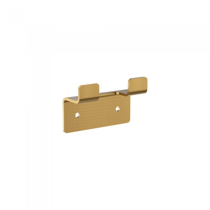 Άγκιστρο Μπάνιου Διπλό 66x43x25mm Χρυσό Ματ (PVD) IMEX FORM CAF008-01/OC