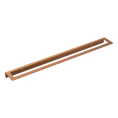 Πετσετοθήκη Μονή 500x65x30mm Ροζ Χρυσό Ματ/Χαλκού (PVD) IMEX FORM CAF008-04/ORC