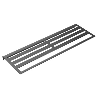Πετσετοθήκη Διπλή Ξενοδοχειακή 600x200x30mm Black Gun Metal (PVD) IMEX FORM CAF008-05/BGM